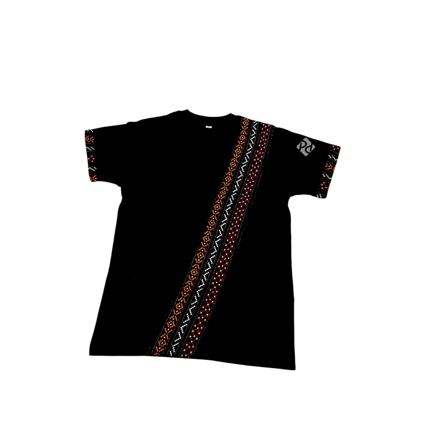 Newari Cotton Black Tee Shirt Kids