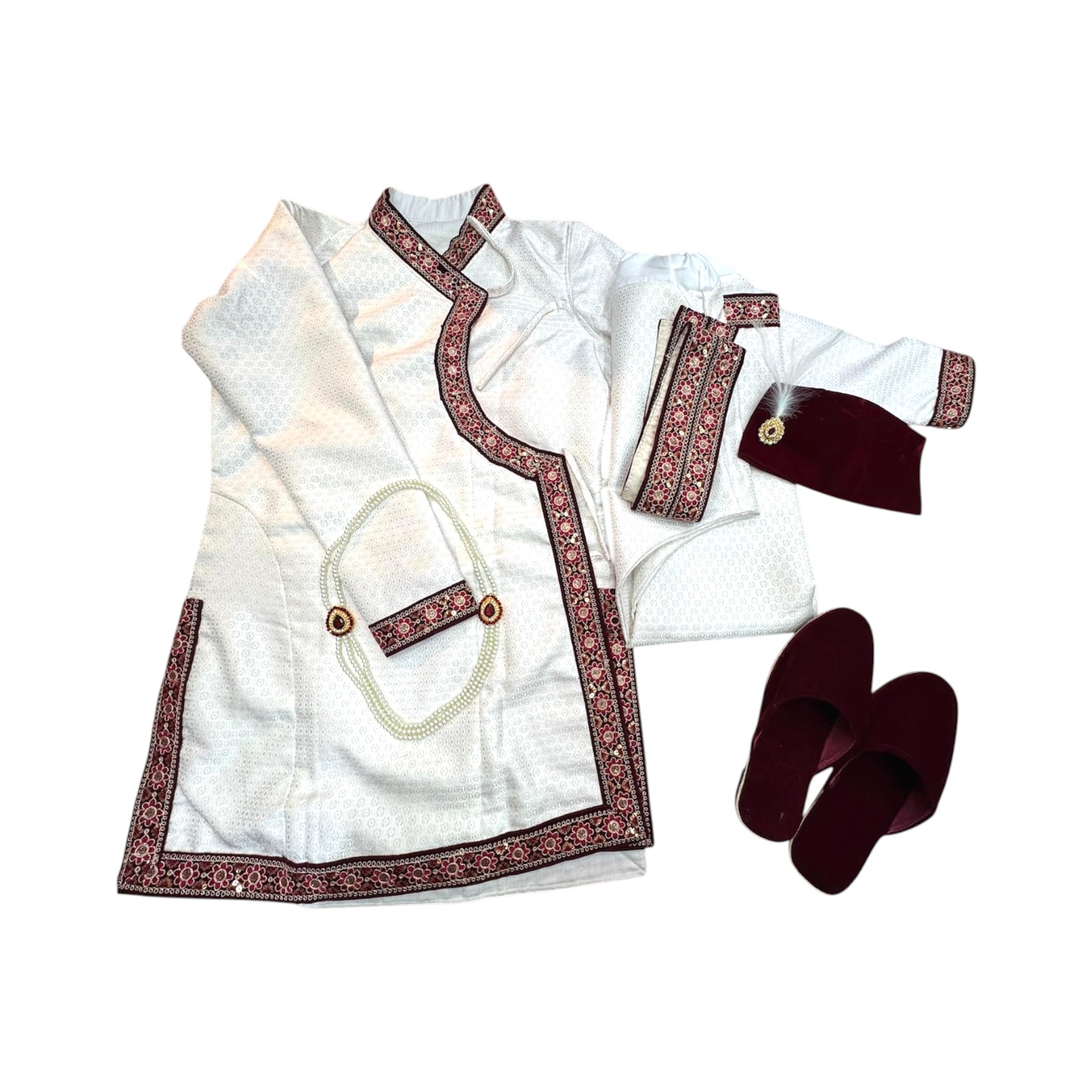 Brocade Groom Set