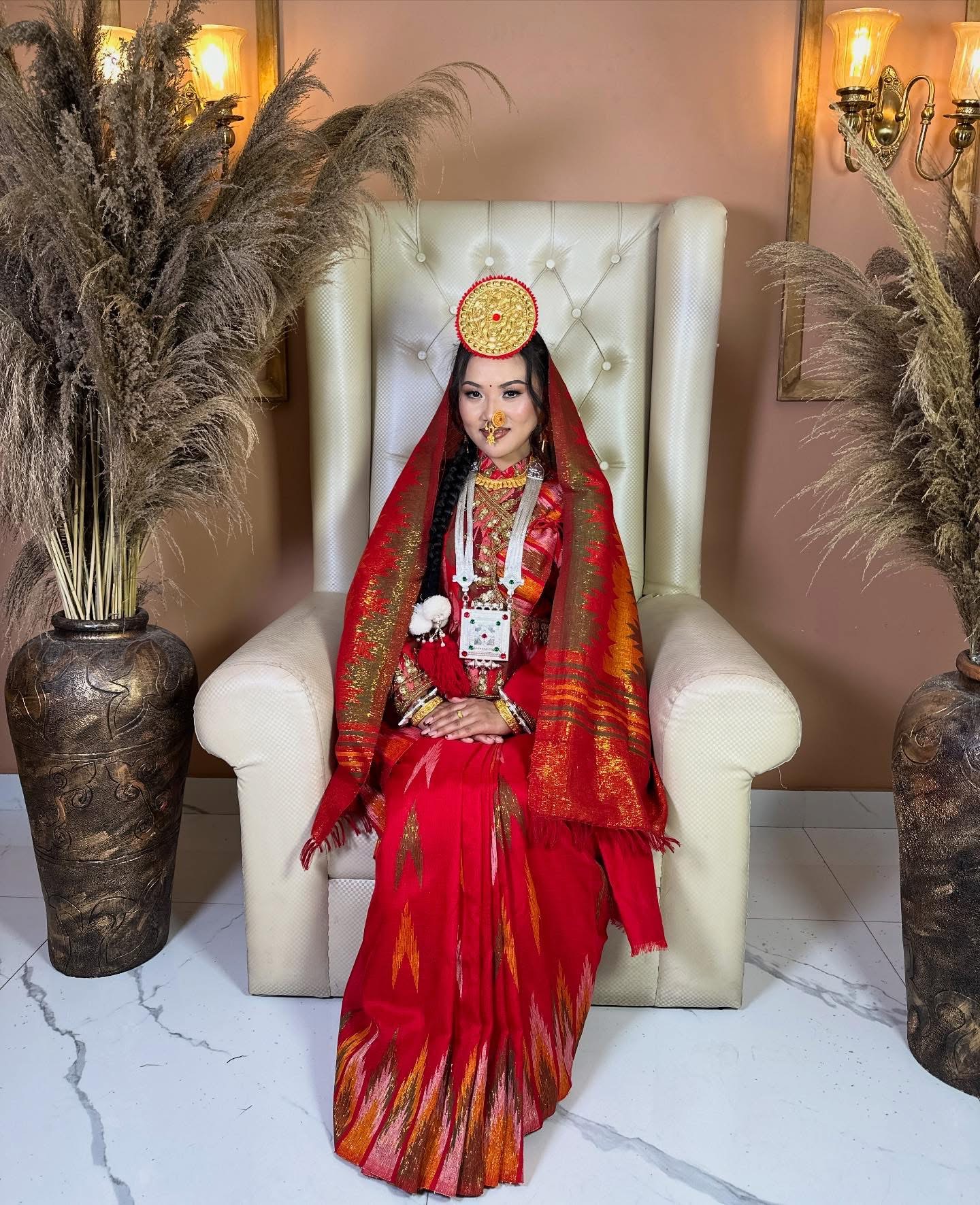 Silk Dhaka Bridal Saree