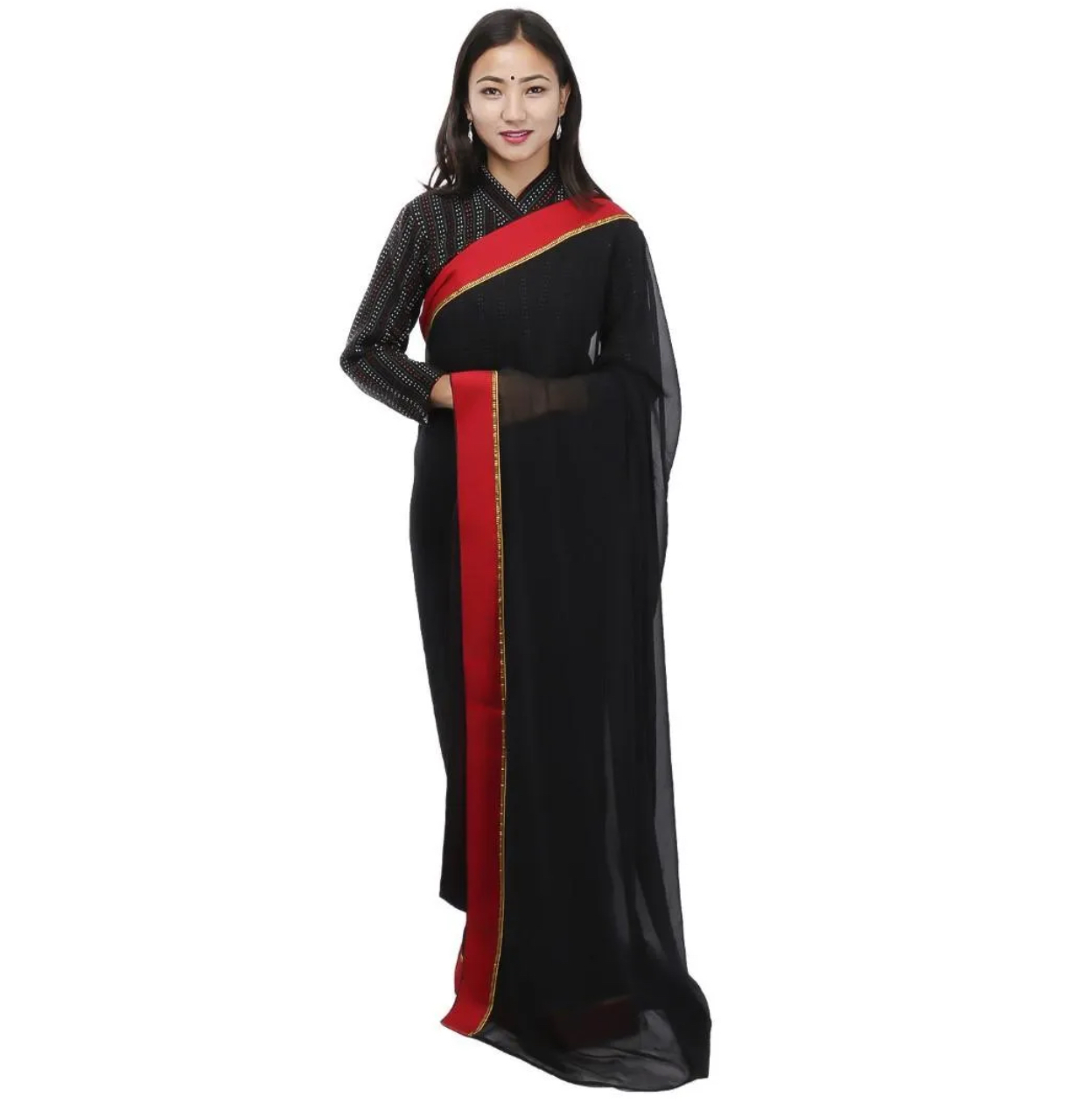 Haku Patasi Newari Georgette Saree